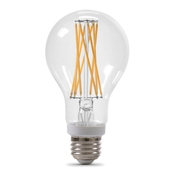 Feit Electric LED Bulb General Purpose A21 Lamp 100 W Equivalent E26 Lamp Base Dimmable Clear