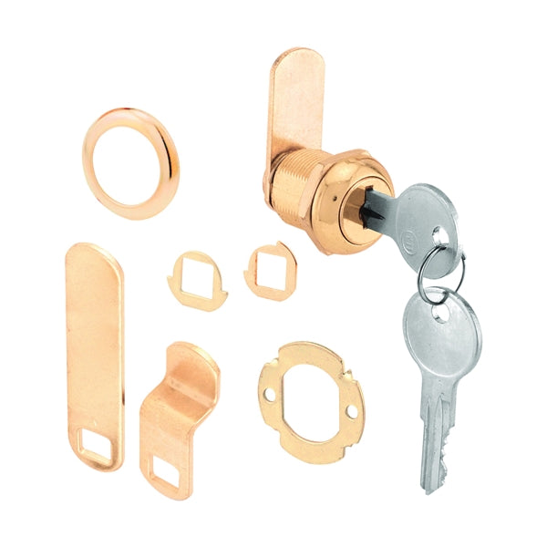 Defender Security Drawer and Cabinet Lock Keyed Lock Y13 Yale Keyway Brass