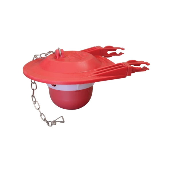 Korky Toilet Flapper Specifications: 3 in Rubber Red For: Large 3 in Flush Valves and Toilets