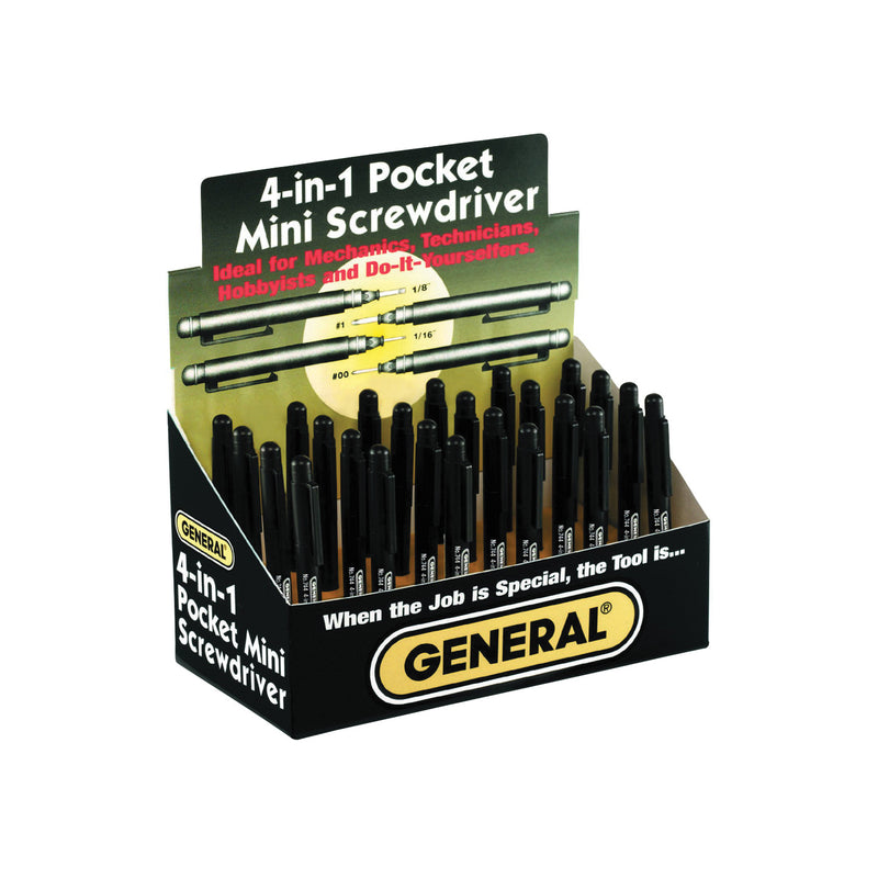 GENERAL Mini Pocket Screwdriver