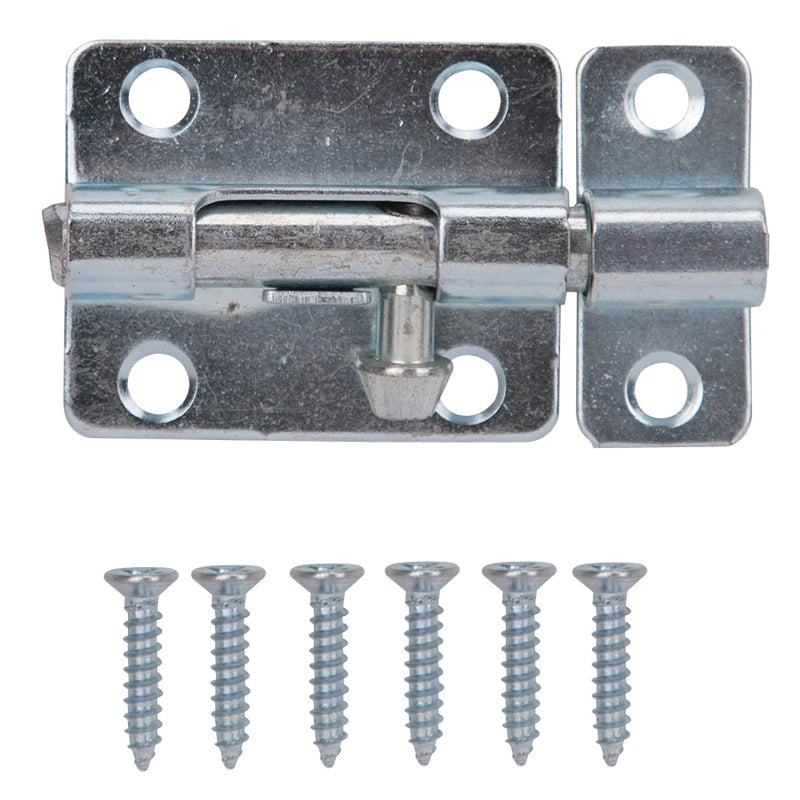 ProSource Barrel Bolt 0.31 Dia in Bolt Head 2-1/2 in L Bolt Steel Zinc Plated