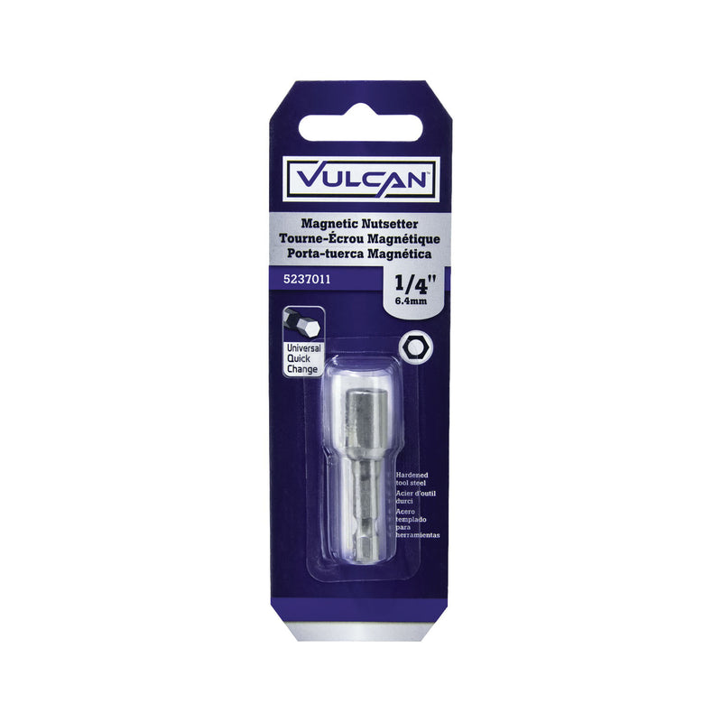 Vulcan Magnetic Nutsetter 1/4 in Drive Hexagonal Drive 1-3/4 in L 1/4 Quick Change in Shank