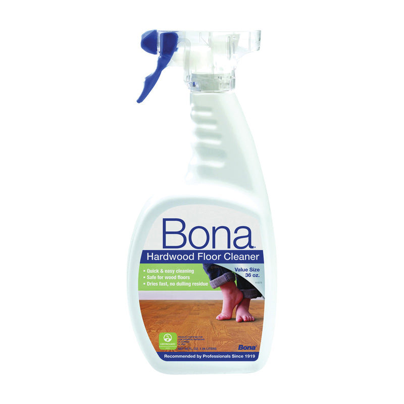 Bona Floor Cleaner 36 oz Bottle Liquid Mild Light Blue