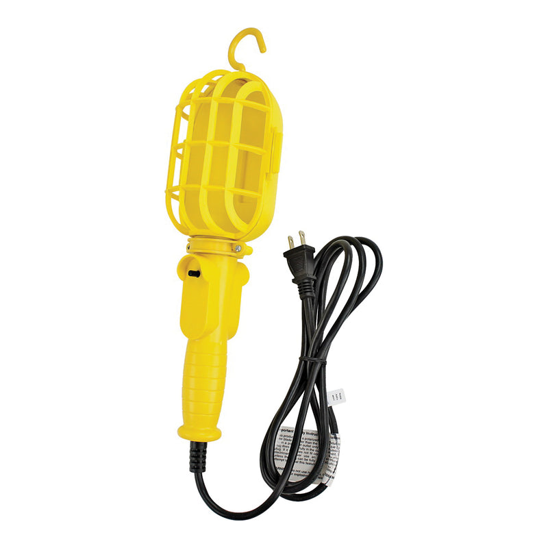PowerZone Work Light with Non-Metallic Guard 75 W Incandescent Lamp 18/2 SJTW Cord