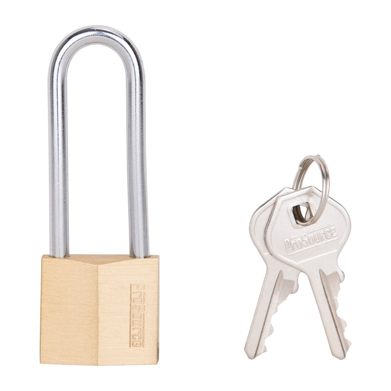 ProSource Padlock 2 in H Shackle Brass