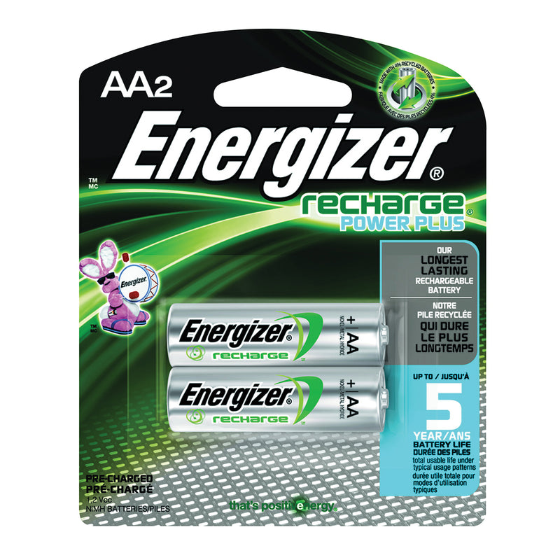 Energizer Rechargeable Battery 1.2 V Battery 2300 mAh AA Battery Nickel-Metal Hydride Green/Silver