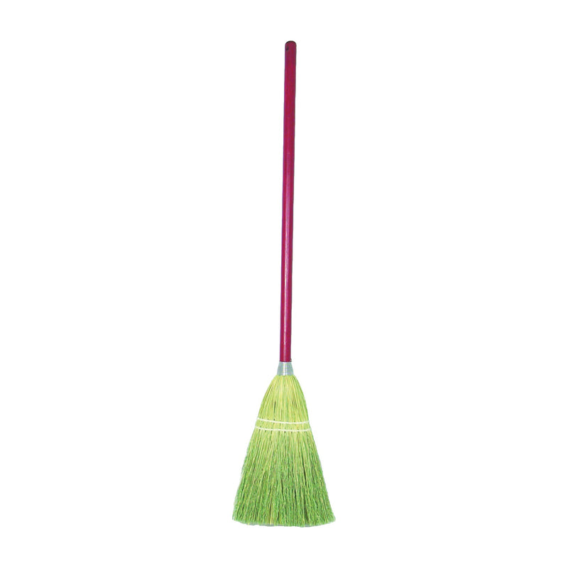 BIRDWELL Toy Broom Corn/Sotol Fiber Bristle Wood Handle