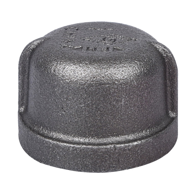 Prosource Black Cap 1 in Threaded