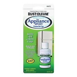 RUST OLEUM SPECIALTY Appliance Touch Up Paint Solvent Like White 0.6 oz Bottle