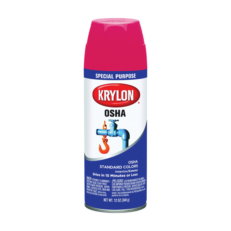 Krylon OSHA Color Spray Paint Gloss Safety Red Can