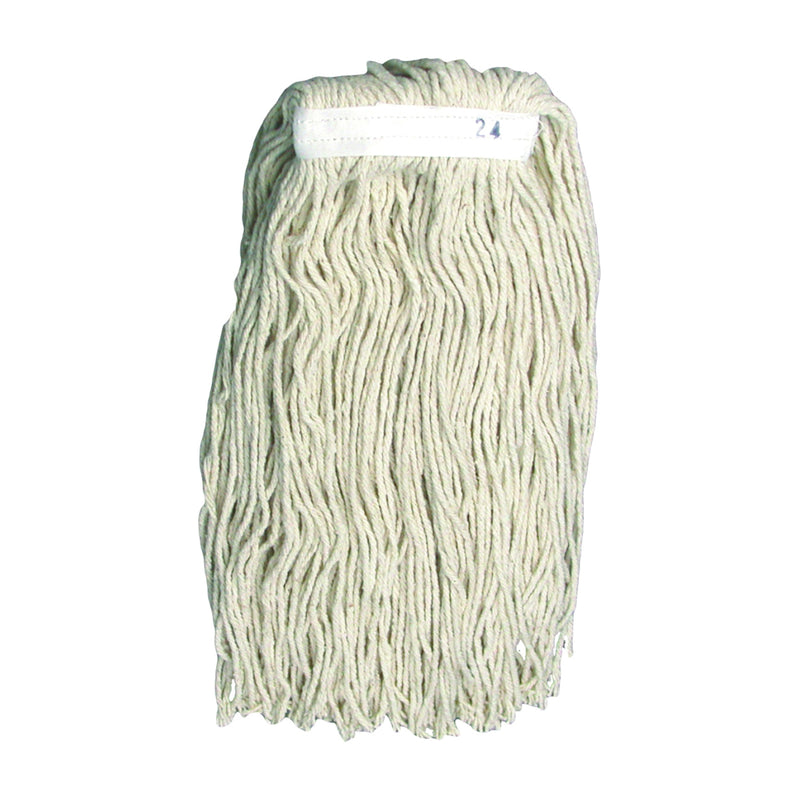 BIRDWELL Saddle Mop Head 1-1/4 in Headband Cotton