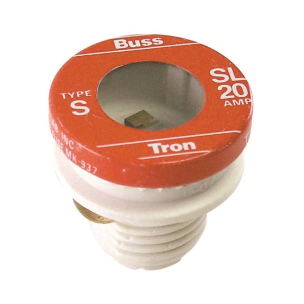 Bussmann Time-Delay Plug Fuse 20 A 125 V 10 kA Interrupt