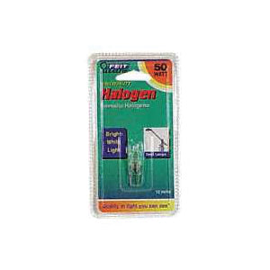 Feit Electric Halogen Lamp 50 W Candelabra GY6.35 Lamp Base JCD T4 Lamp 3000 K Color Temp