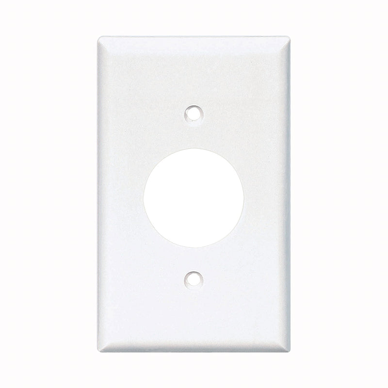 Eaton Wiring Devices Single Receptacle Wallplate 4-1/2 in L 2-3/4 in W 1-Gang Thermoset White