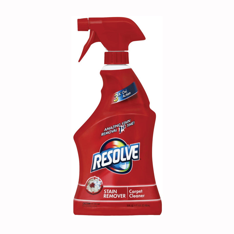 Resolve Carpet Cleaner 22 oz Spray Bottle Aqueous Solution Characteristic Pale Amber