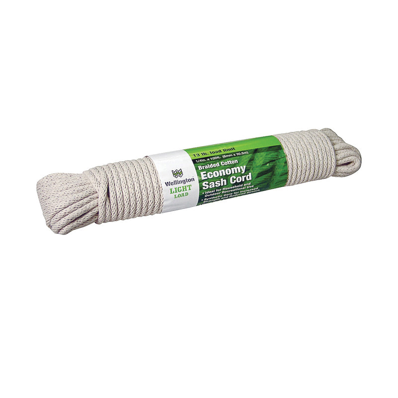 Wellington Sash Cord with Reel 1/4 in Dia 100 ft L