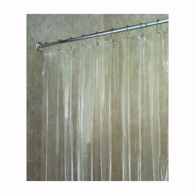 iDESIGN Shower Curtain/Liner 72 in L 72 in W EVA/Vinyl Clear