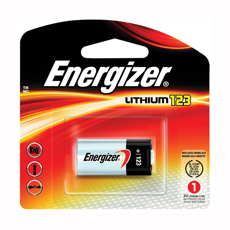 Energizer EL123AP Series Lithium Battery 3 V Battery 1500 mAh Lithium Manganese Dioxide