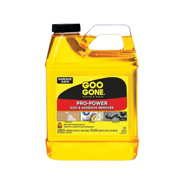 Goo Gone Goo and Adhesive Remover 32 oz Bottle Liquid Citrus Yellow