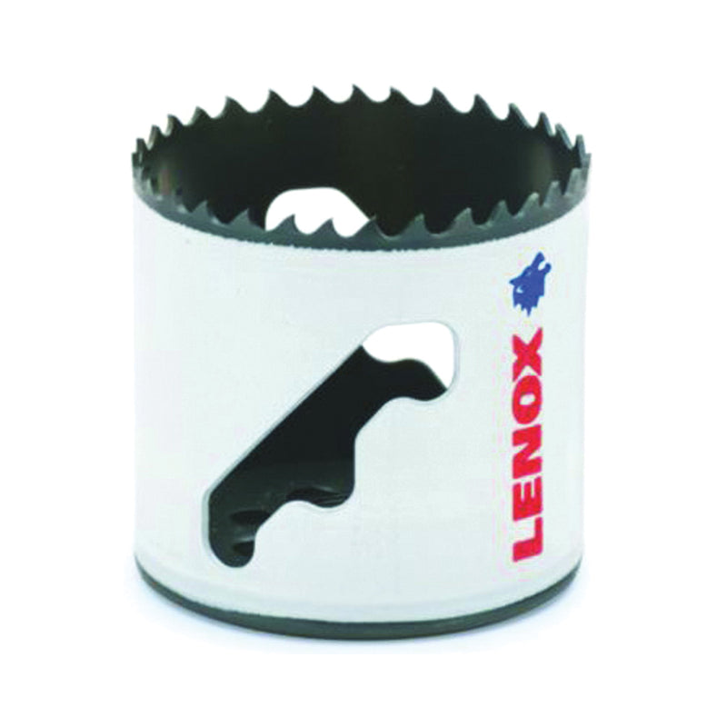 Lenox Speed Slot Hole Saw 2-1/8 in Dia 1-5/8 in D Cutting 4/6 TPI M2 HSS Cutting Edge