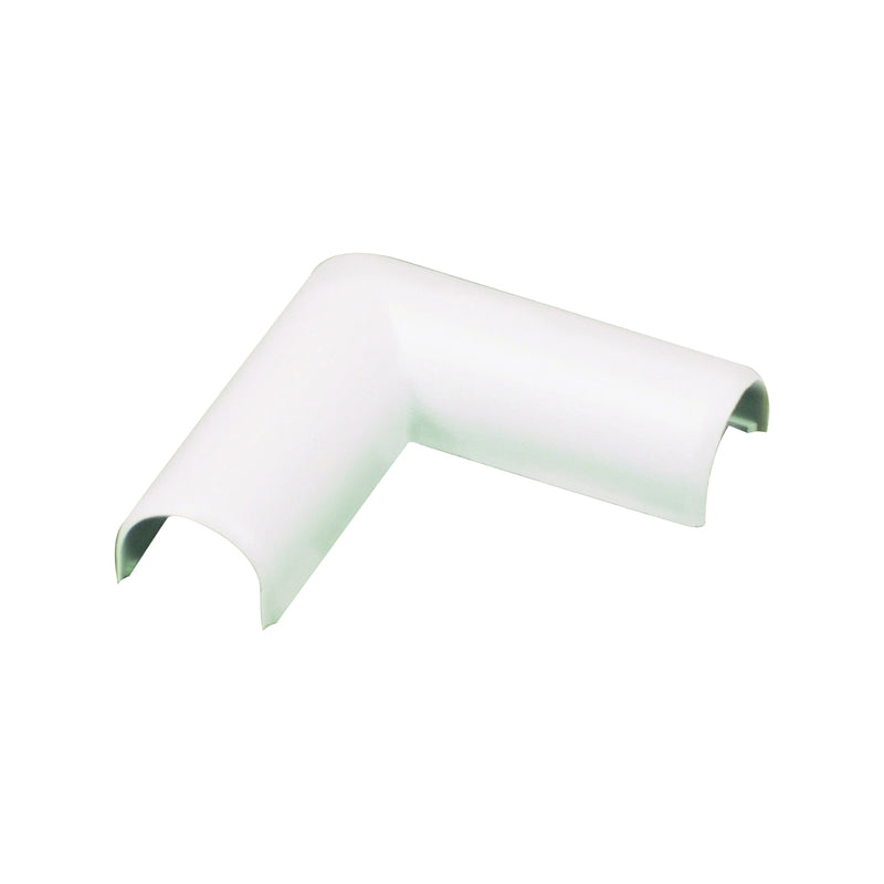 Legrand Wiremold Wireway Elbow Flat PVC White