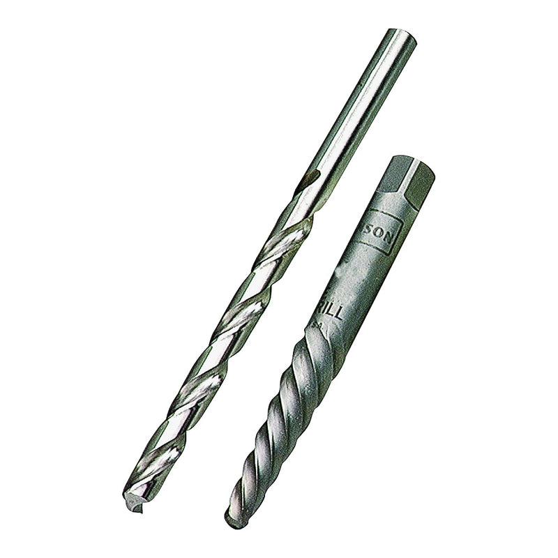 IRWIN Spiral Extractor and Drill Bit Set Spiral Flute HSS