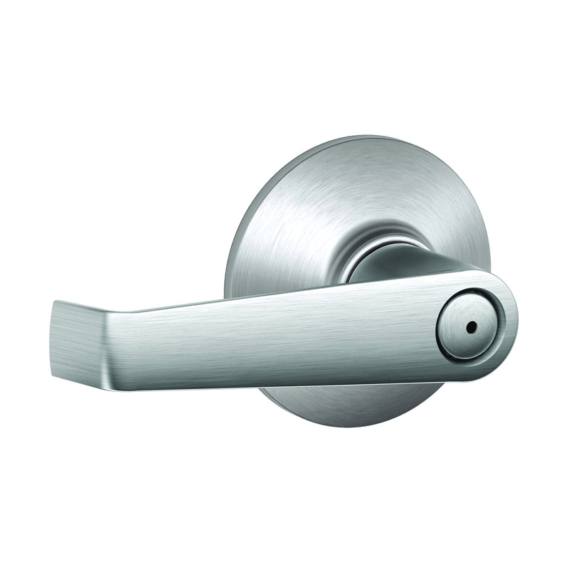 Schlage Elan Privacy Lever Zinc Satin Chrome