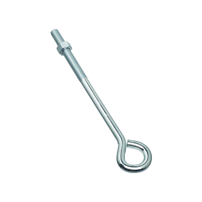 National Hardware Eye Bolt 1/2-13 Thread 3-3/4 in L Thread 1 in ID Dia Eye 8.14 in L Shank Steel