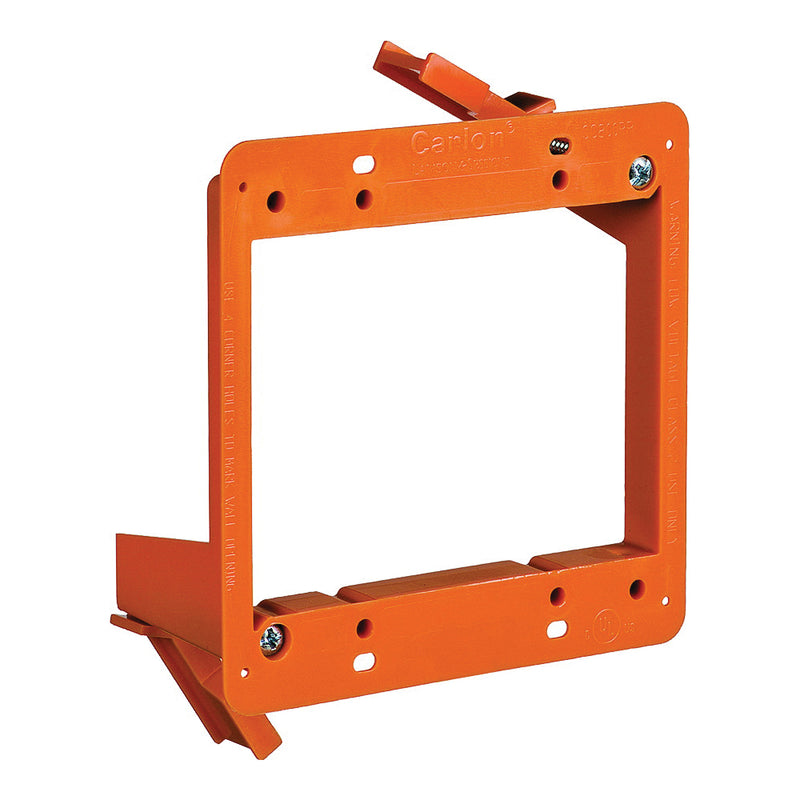 Carlon Mounting Bracket PVC Orange Wall Mounting