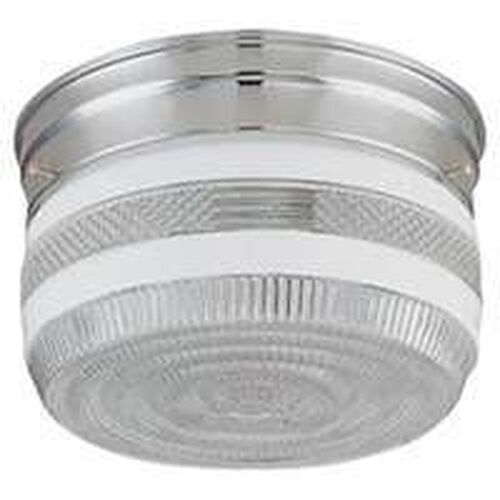 Boston Harbor Two Light Ceiling Fixture 60 W CFL Lamp Chrome