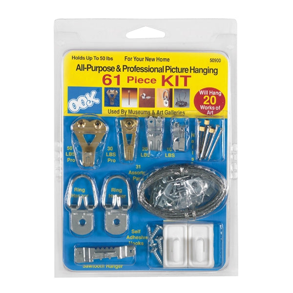 OOK Picture Hanging Kit 10 to 30 lb Steel Zinc