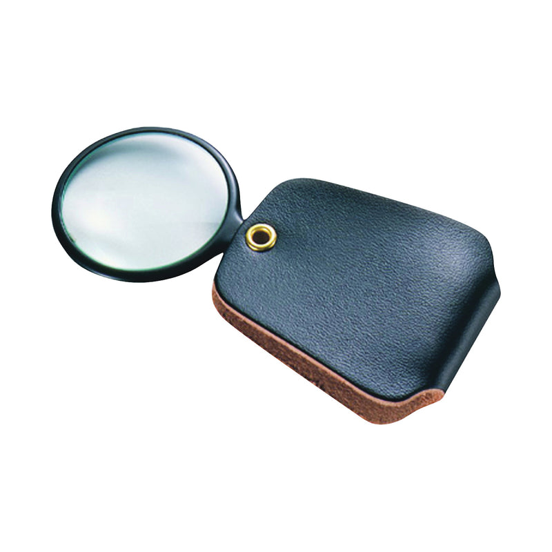 GENERAL Pocket Reading Magnifier 1 in Mirror 2.5X Magnification 4 in L Focal Glass Mirror