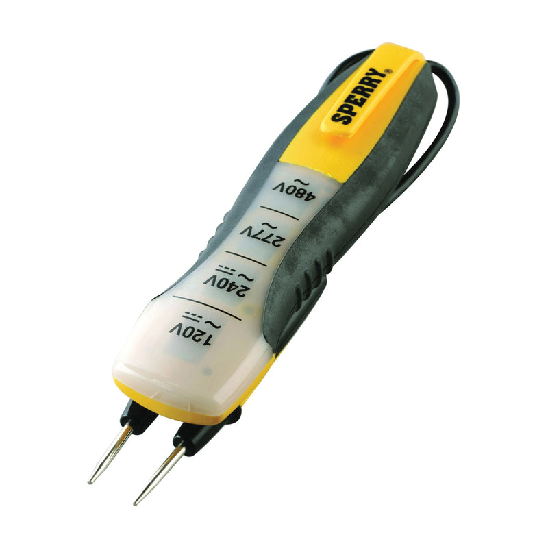 GB Voltage Tester 80 to 480 VAC/VDC LED Display Functions: Voltage Yellow