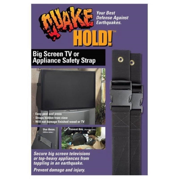 QuakeHold Adjustable Appliance Strap Nylon Wall Mounting