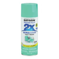 RUST OLEUM PAINTER'S Touch Gloss Spray Paint Gloss Seaside 12 oz Aerosol Can