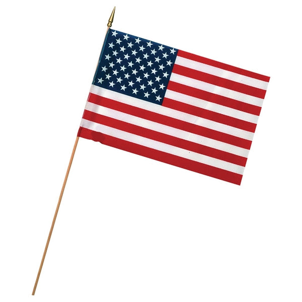 Valley Forge USA Stick Flag Display Polycotton