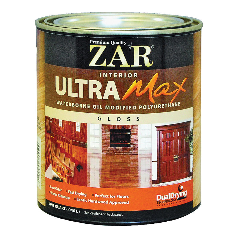 ZAR Polyurethane Paint Gloss Liquid Milky Clear 1 qt Can