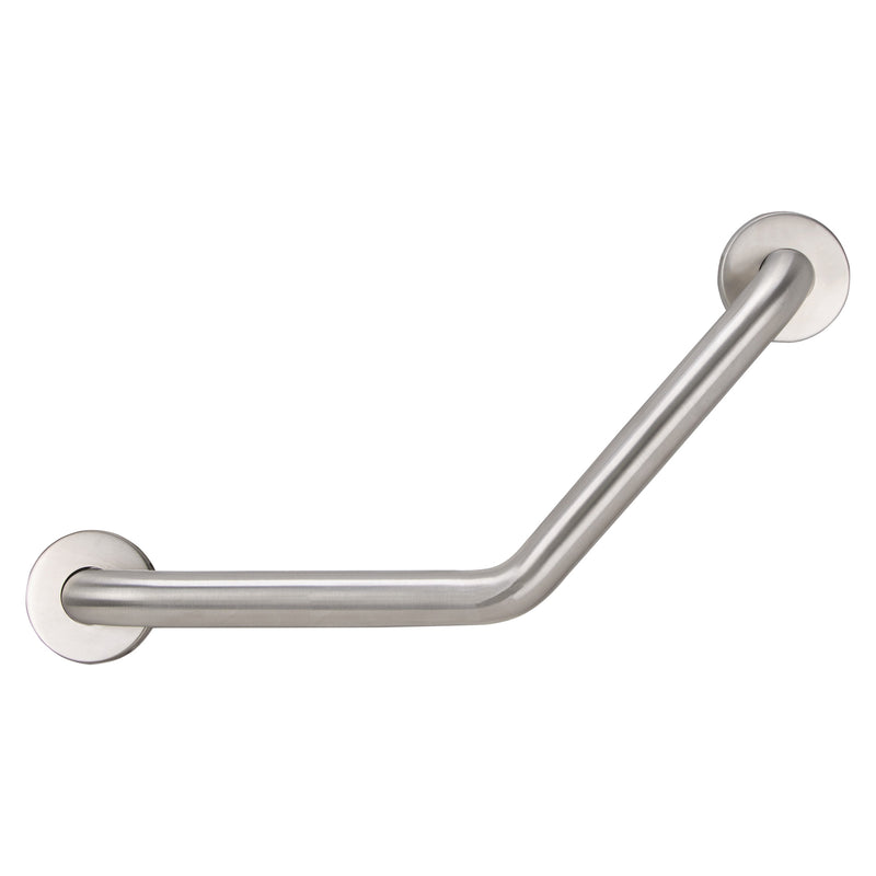 Boston Harbor YG01-01-1.25 16" Heavy Duty Commercial Angled Grab Bar Stainless Steel
