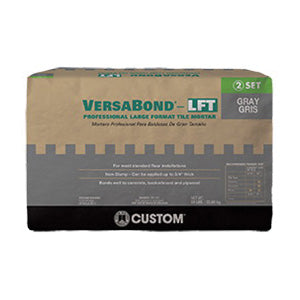 CUSTOM VersaBond Tile Mortar Gray Solid 50 lb Bag