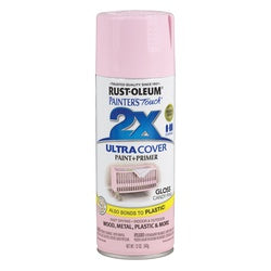 RUST OLEUM PAINTER'S Touch Gloss Spray Paint Gloss Candy Pink 12 oz Aerosol Can