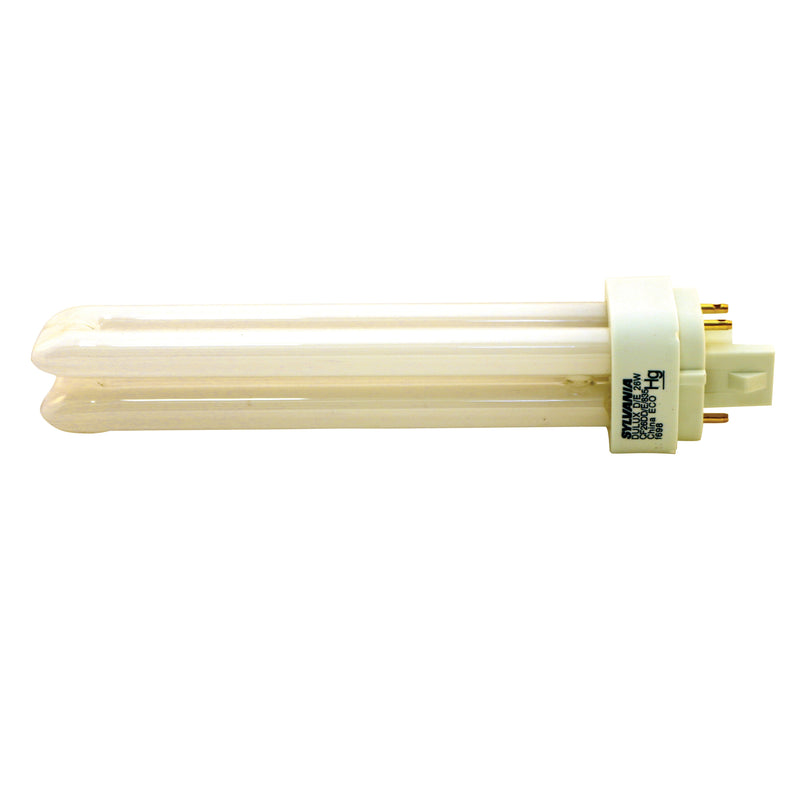 Sylvania Compact Fluorescent Bulb 26 W T12 Lamp G24Q-3 Lamp Base 989 Lumens 3500 K Color Temp