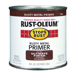 RUST OLEUM STOPS RUST Rusty Metal Primer Flat Rusty Metal Primer 0.5 pt