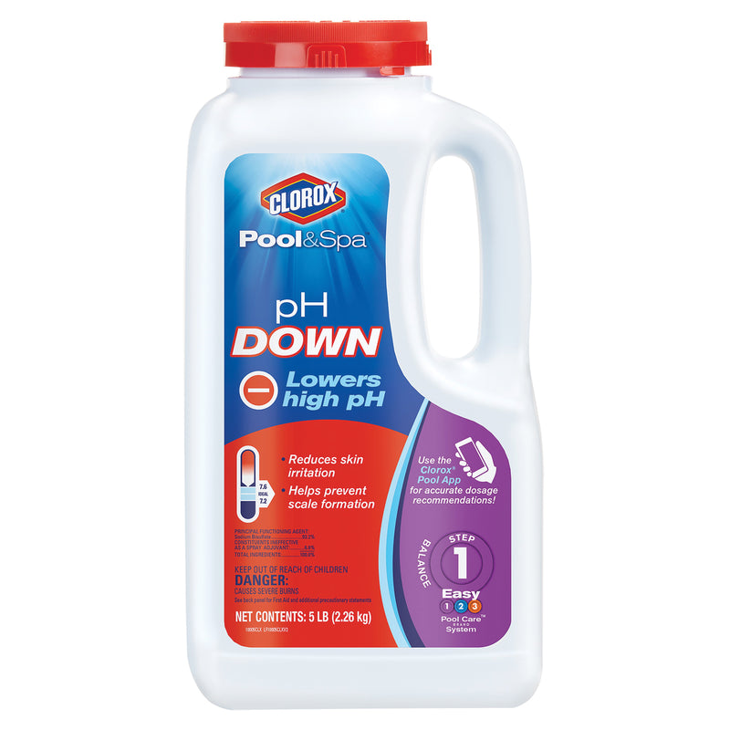 Clorox pH Down Granular Off-White 5 lb