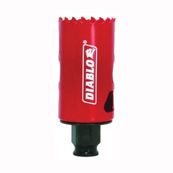 Diablo Hole Saw 1 1/2 in Dia 2 3/8 in D Cutting 3/8 in Arbor Bi Metal Cutting Edge