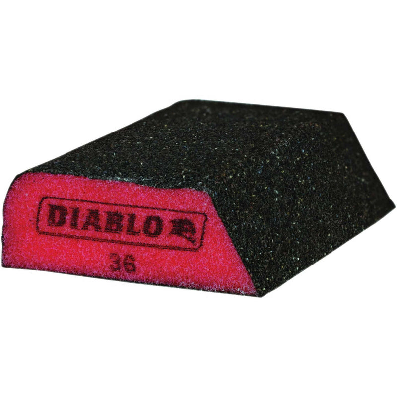 Diablo ENDURA BOND Flat Edge Sanding Block 4 in L 2 1/2 in W 36 Grit Coarse