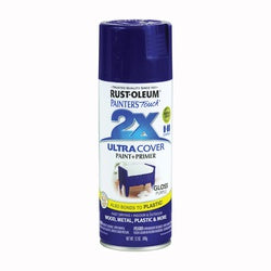 RUST OLEUM PAINTER'S Touch Gloss Spray Paint Gloss Purple 12 oz Aerosol Can