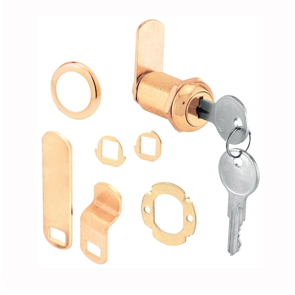 Defender Security Drawer and Cabinet Lock Keyed Lock Y13 Yale Keyway Stainless Steel Brass