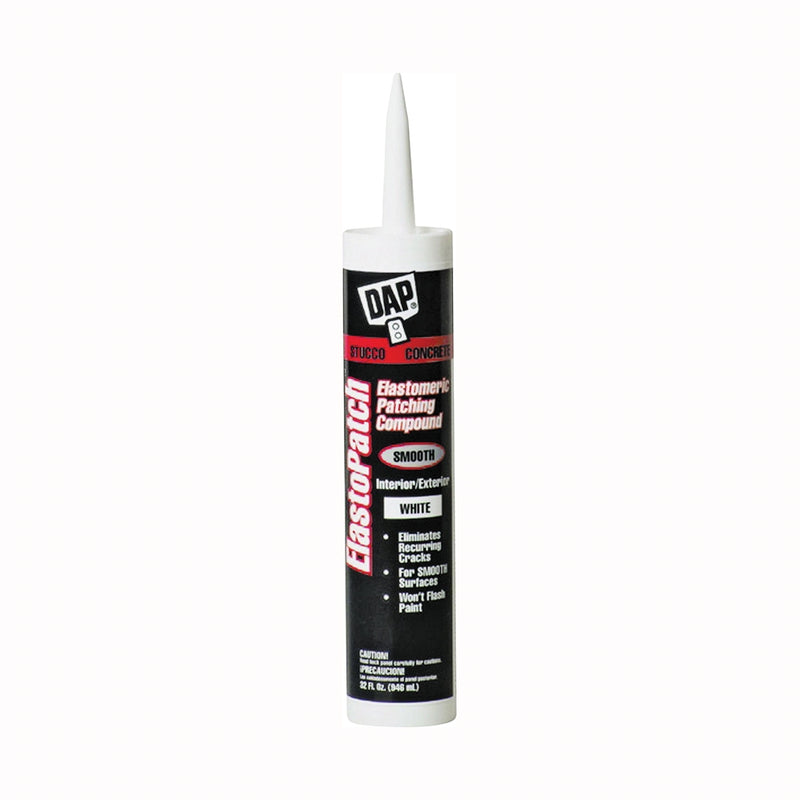 DAP ElastoPatch Flexible Patching Compound Off White 40 to 100 deg F 10.1 fl oz Cartridge