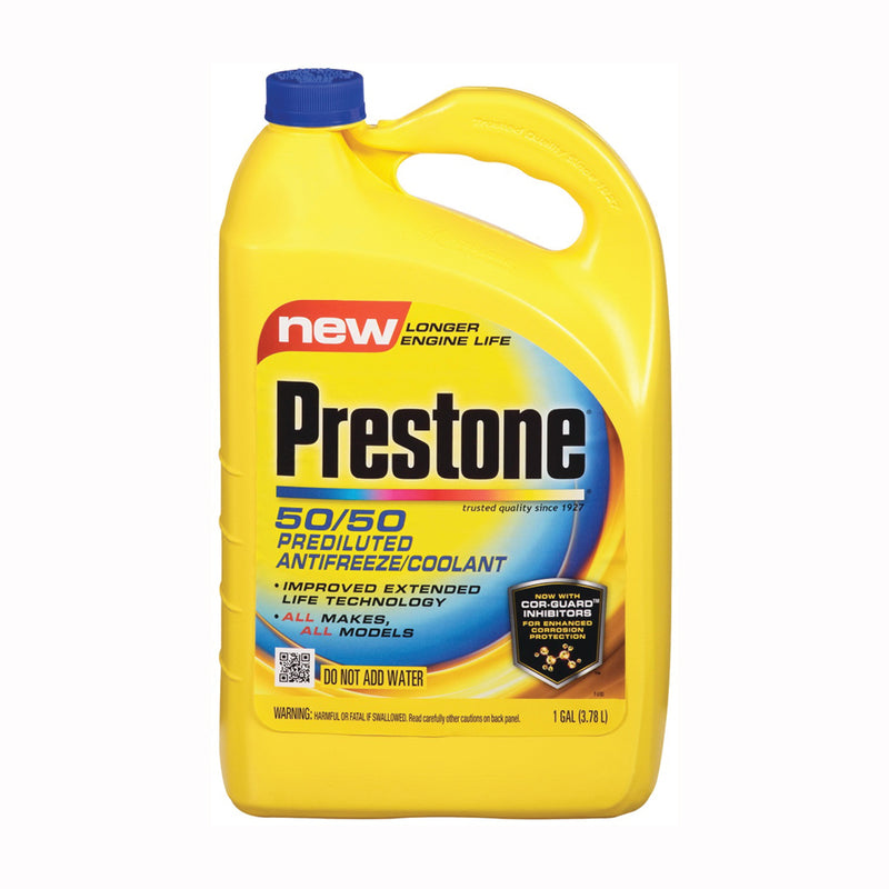 Prestone Coolant Yellow 1 gal Bottle Yellow