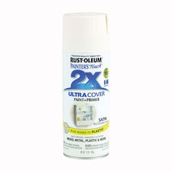 RUST OLEUM PAINTER'S Touch Satin Spray Paint Satin Blossom White 12 oz Aerosol Can